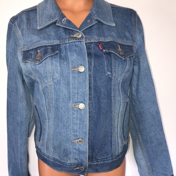 Levi’s Ex-Boyfriend Trucker Denim Jacket Xtra Large - Picture 4 of 10